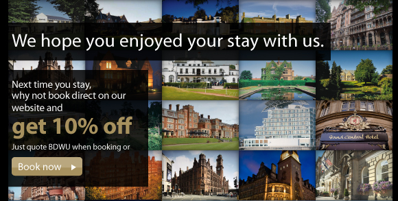 We hope you enjoyed your stay with us.