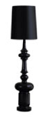 Turned Black Floor Lamp £299