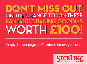Don't miss out on winning baking goodies worth £100!