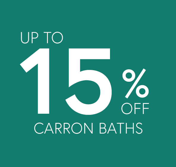 up to 15% off Carron Baths