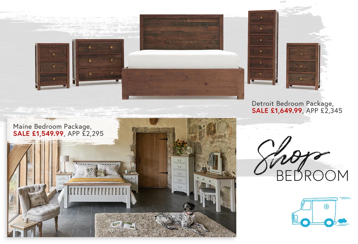 Shop our Quick Delivery bedroom range