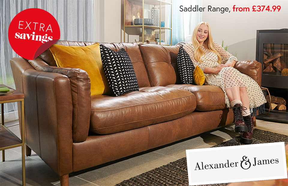 Browse the Saddler Sofa Range