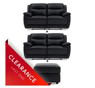 Shop the Ex-display Serenity 2 Seater, 2 Seater & Footstool