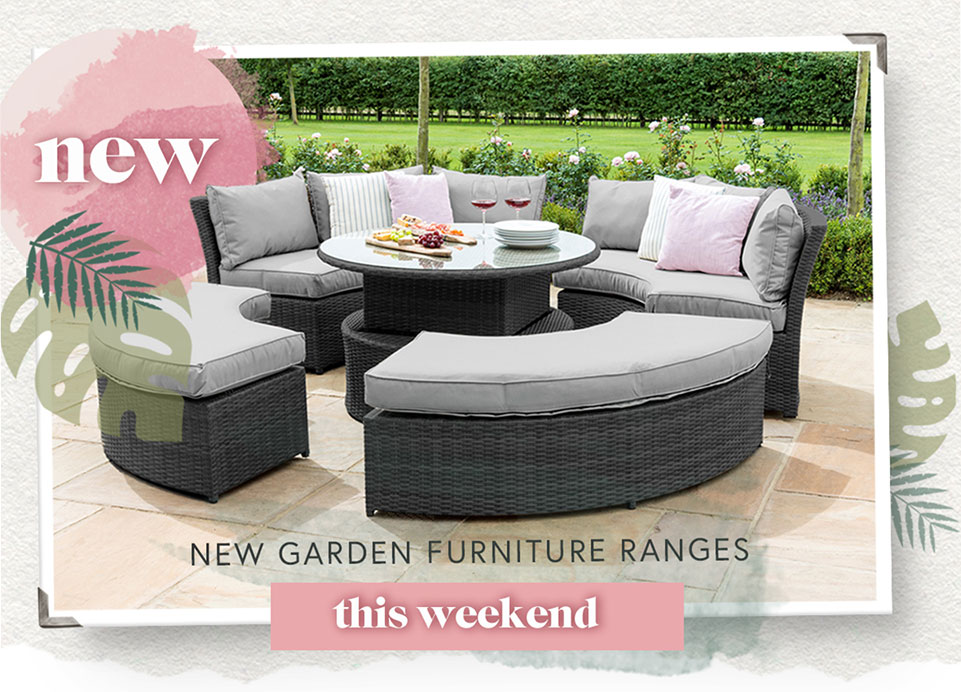 New garden furniture ranges