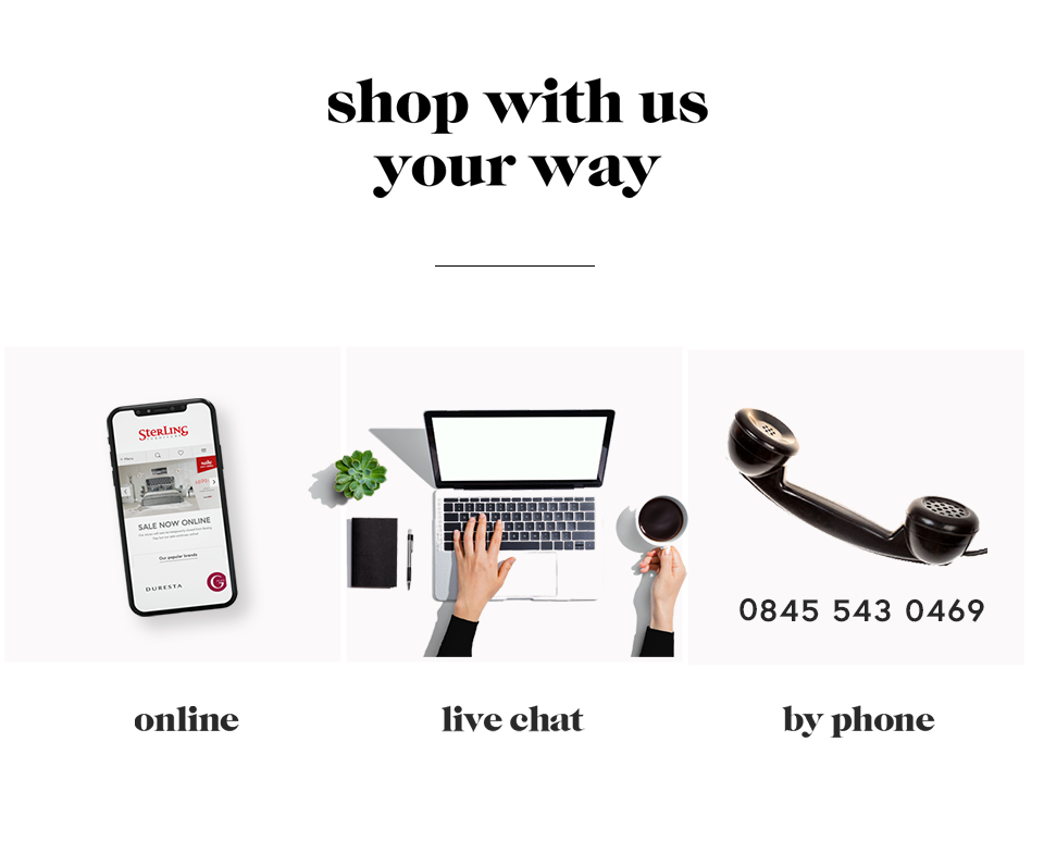 Shop with us your way