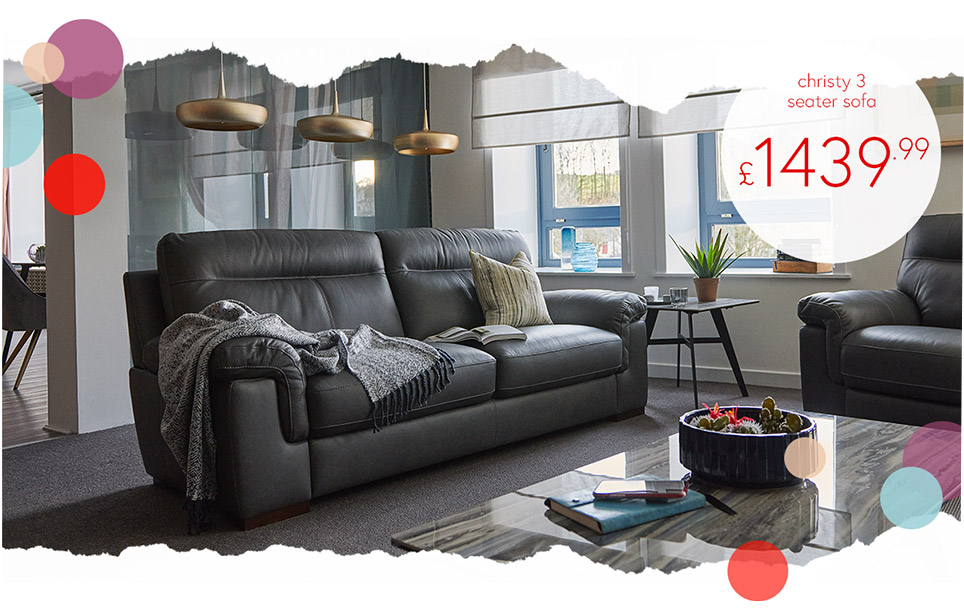 Shop the Christy 3 Seater Sofa