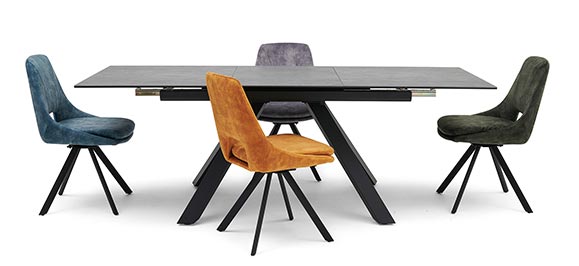 Shop the Brax Dining Table and 4 Jada Dining Chairs