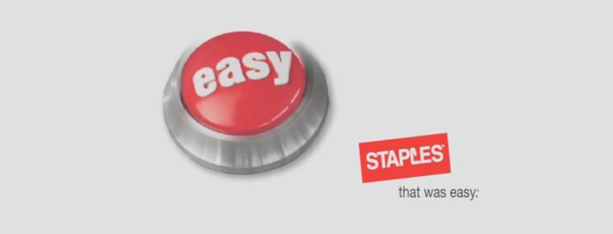 Staples - that was easy